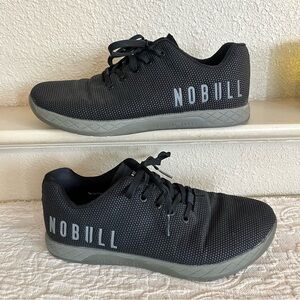 NOBULL Outwork All Black Training Sneakers Low Stack Superfabric Men 10.5